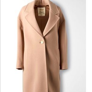 Aritzia Rocco Coat Dovetail Taupe Sz 1